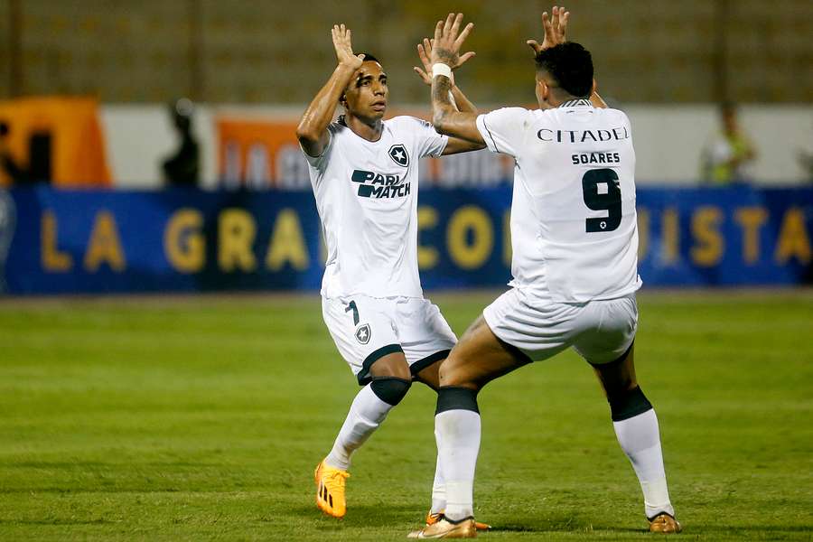 O Botafogo assumiu a liderança do Grupo A da Copa Sul-Americana