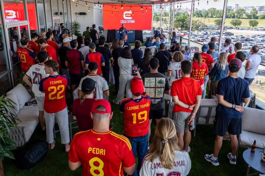 Inaugurada la 'Casa España' en Dallas antes del partido contra Portugal Inaugurada la 'Casa España' en Dallas antes del partido contra Portugal