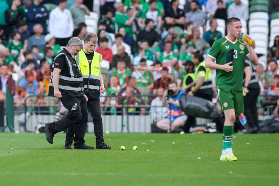 Le match Irlande-Qatar jeudi soir. Le match Irlande-Qatar jeudi soir.