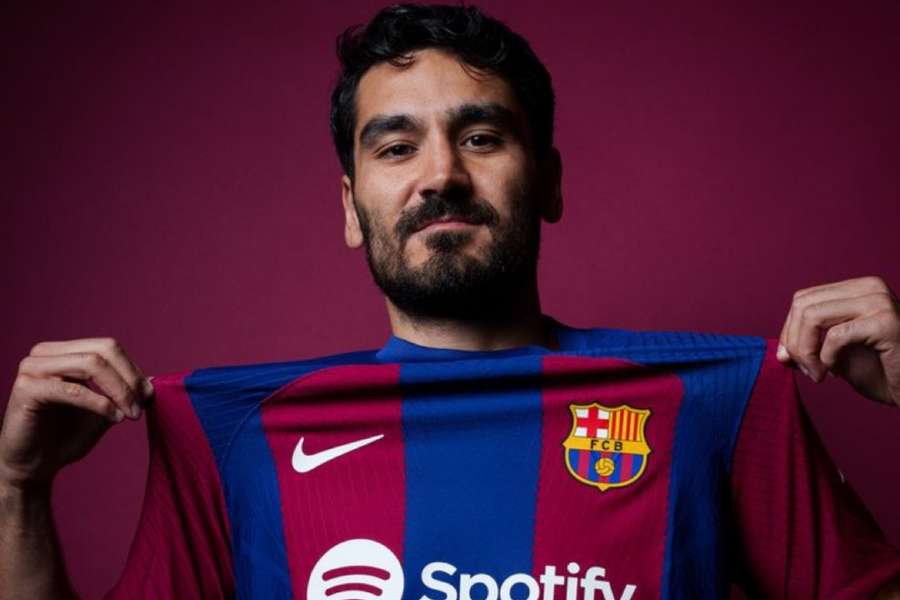 Gundogan a îmbrăcat pentru prima dată tricoul Barcelonei