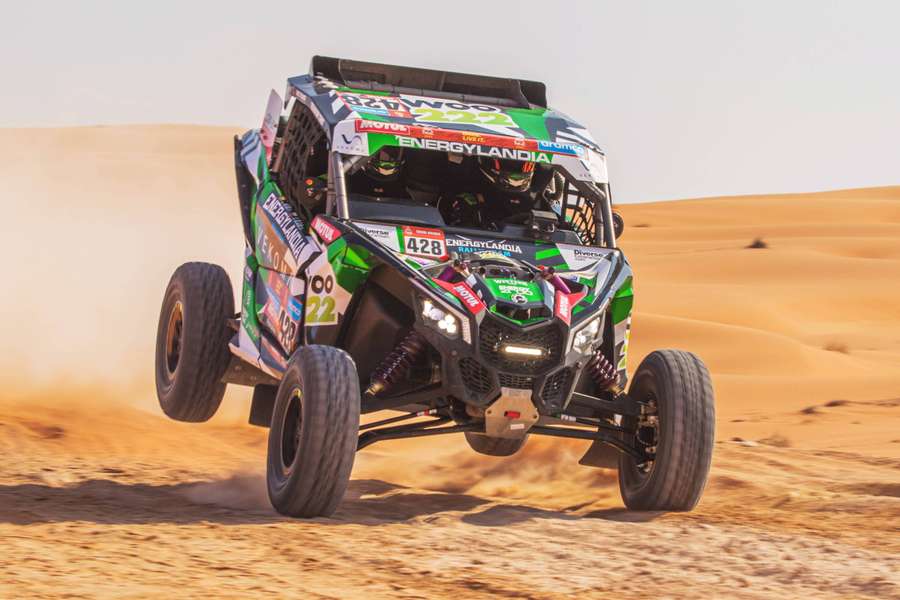 Eryk Goczał drugi na trzecim etapie Rajdu Dakar, Hołowczyc nadal jedzie
