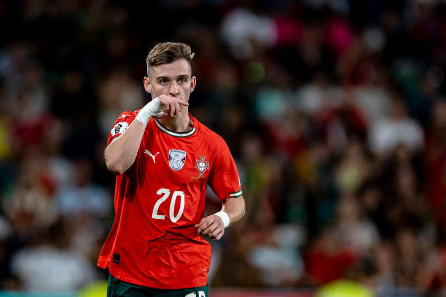 Francisco Conceição, jogador da seleção nacional Francisco Conceição, jogador da seleção nacional