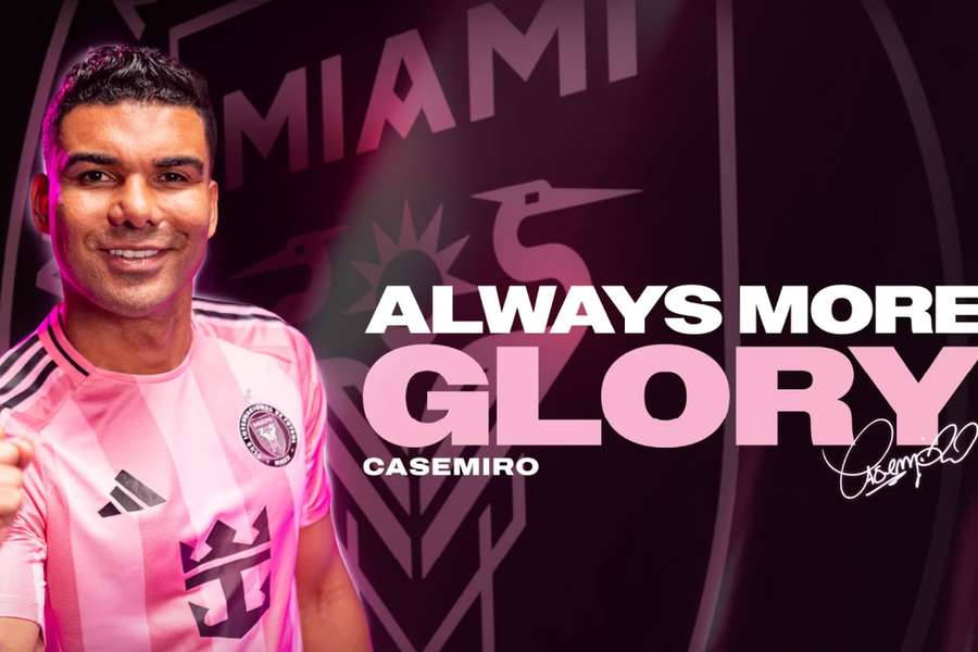 Casemiro com a nova camisola Casemiro com a nova camisola