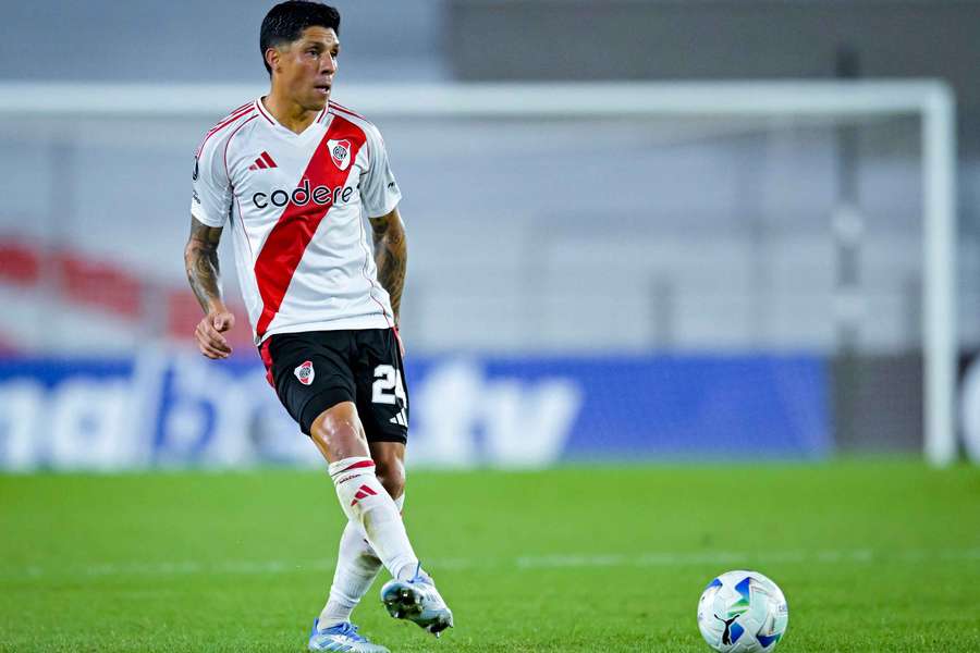 Enzo Perez in action for River Plate