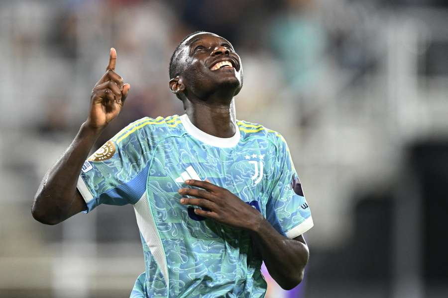 Randal Kolo Muani em ação pela Juventus