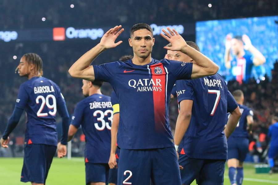 Hakimi continues to shine at PSG