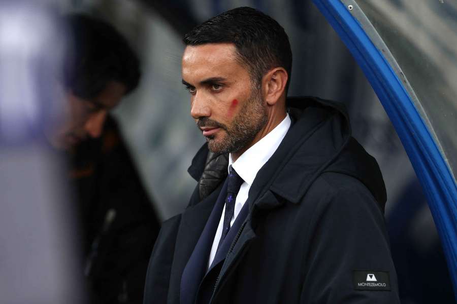 Raffaele Palladino durante Como-Fiorentina