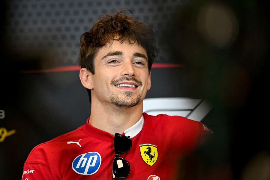 Leclerc habla antes de la carrera