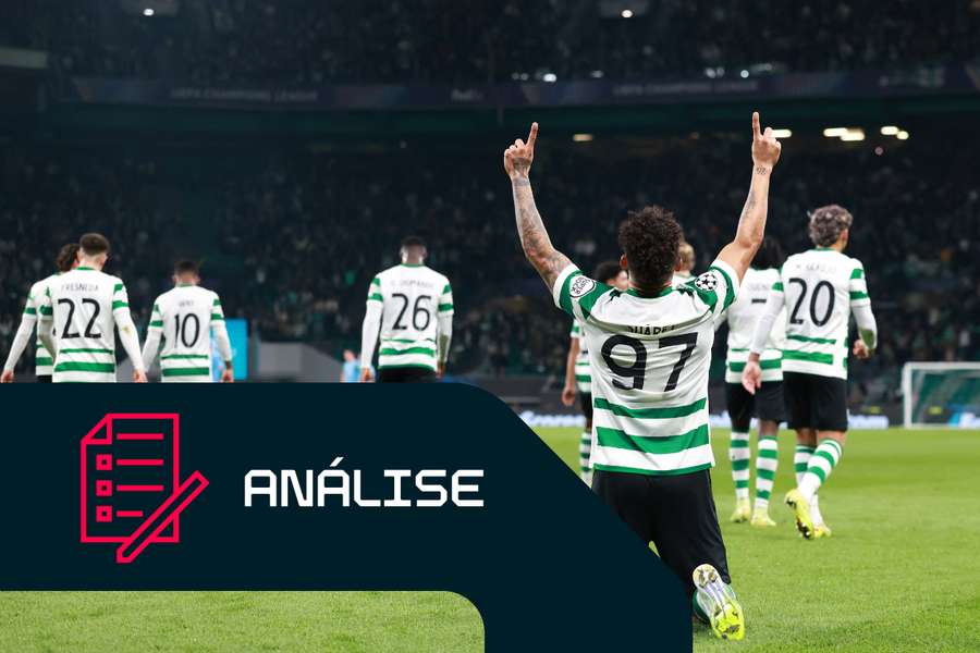 Luis Suárez festeja pelo Sporting