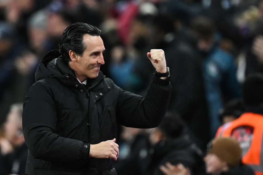 Unai Emery, treinador do Aston Villa