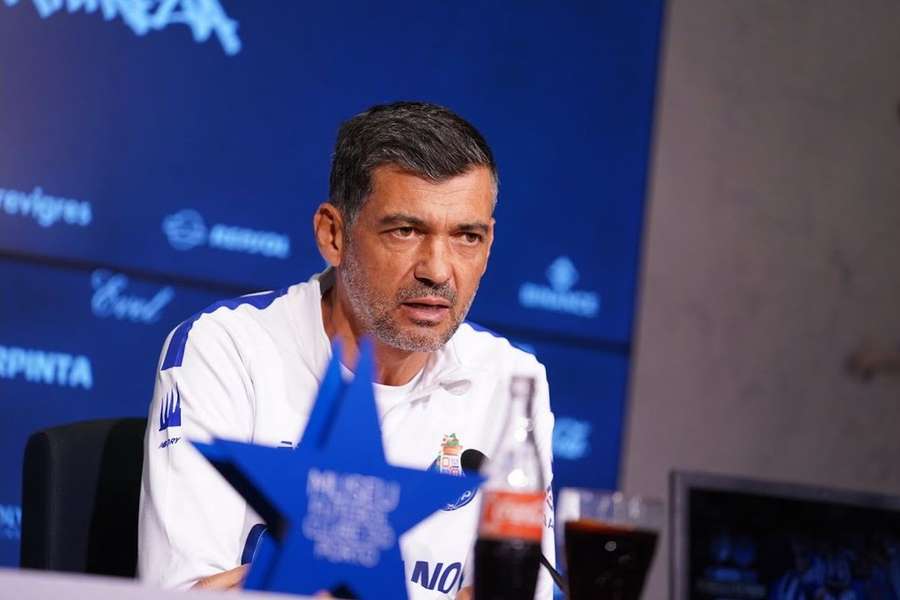 Sérgio Conceição, treinador do FC Porto, fez a antevisão ao jogo com o Casa Pia