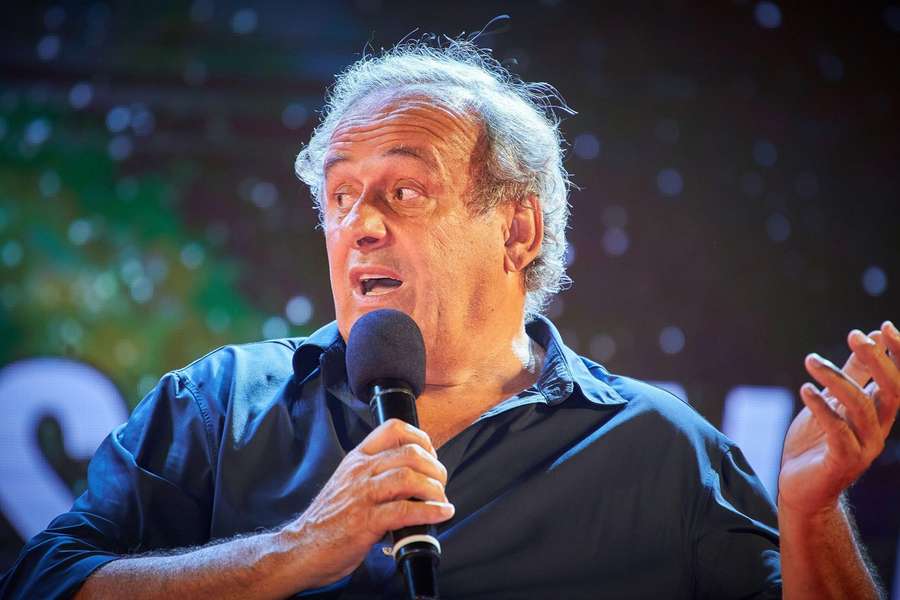 Michel Platini rozmawiał z dziennikarzami