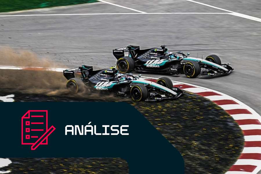 Kimi Antonelli sai da pista a lutar com George Russell Kimi Antonelli sai da pista a lutar com George Russell