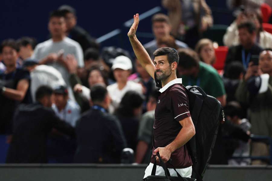 Novak Djokovic à Shanghai. Novak Djokovic à Shanghai.