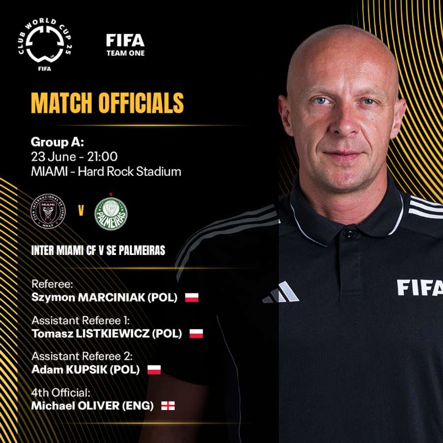 Skład sędziowski na mecz Inter Miami - Palmeiras