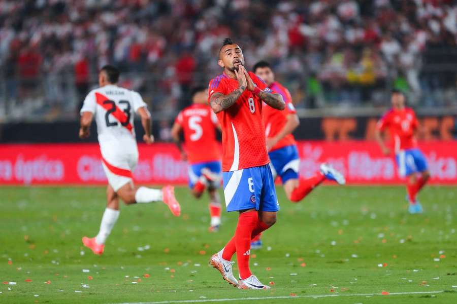 Vidal, jugador de Chile