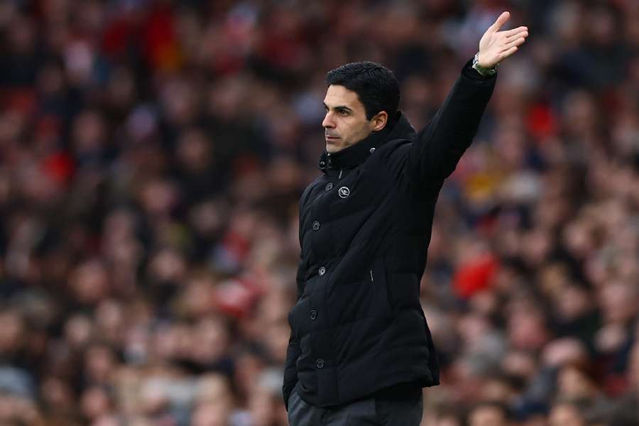 Arteta has guided Arsenal to the top of the Premier League table