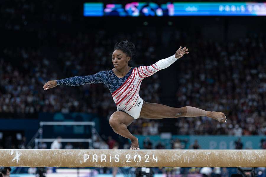 Biles is heading for more Olympic gold