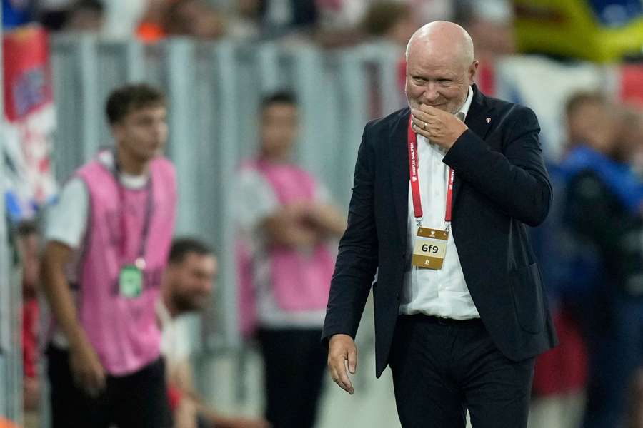 Trenér české reprezentace Ivan Hašek.
