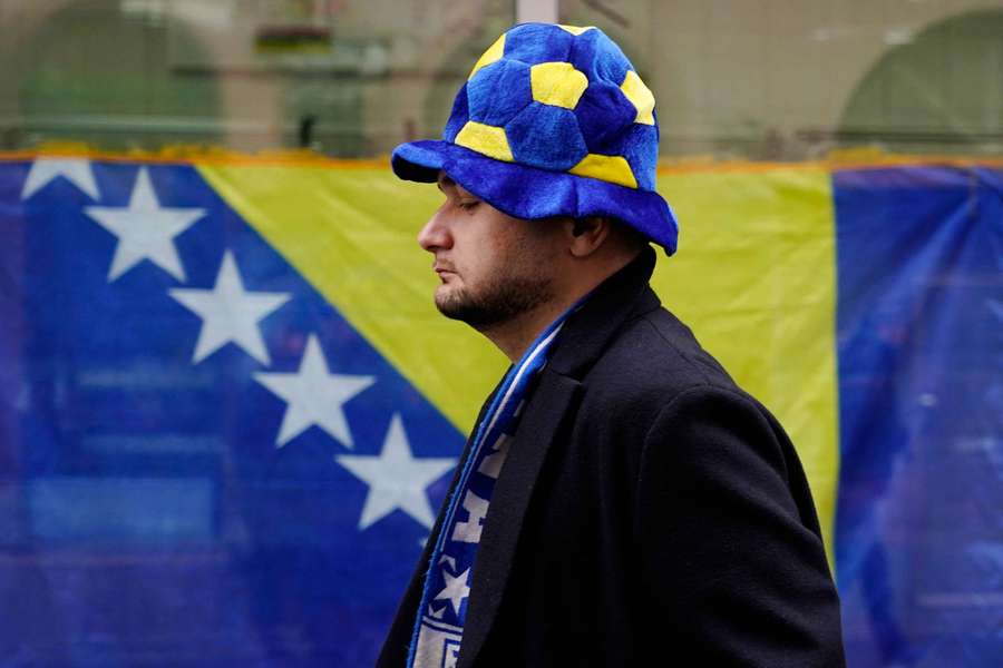 I tifosi bosniaci sono già pronti alla sfida