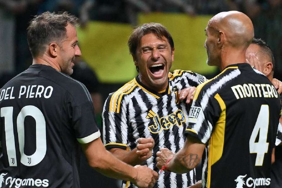 Antonio Conte a evoluat într-un meci demonstrativ pentru Juventus