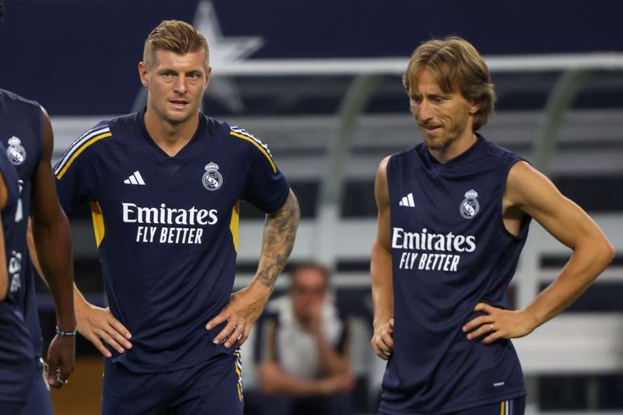 Über viele Jahre dominierten Toni Kroos und Luka Modric das Mittelfeld Real Madrids.