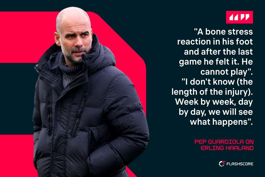 Guardiola on Haaland