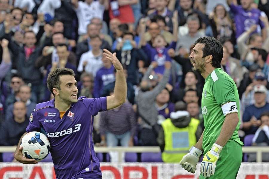 Giuseppe Rossi contra lui Juventus în 2013