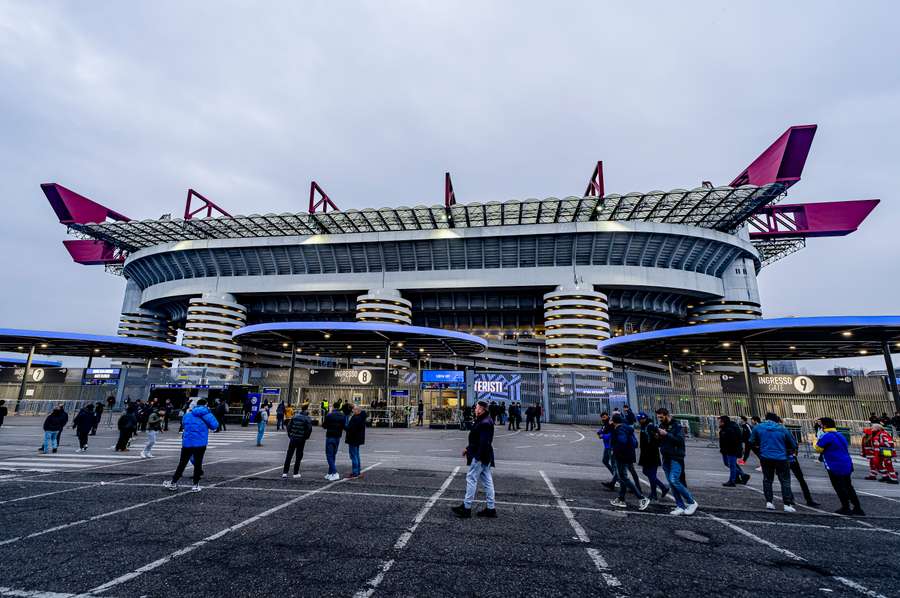 San Siro mardi soir.