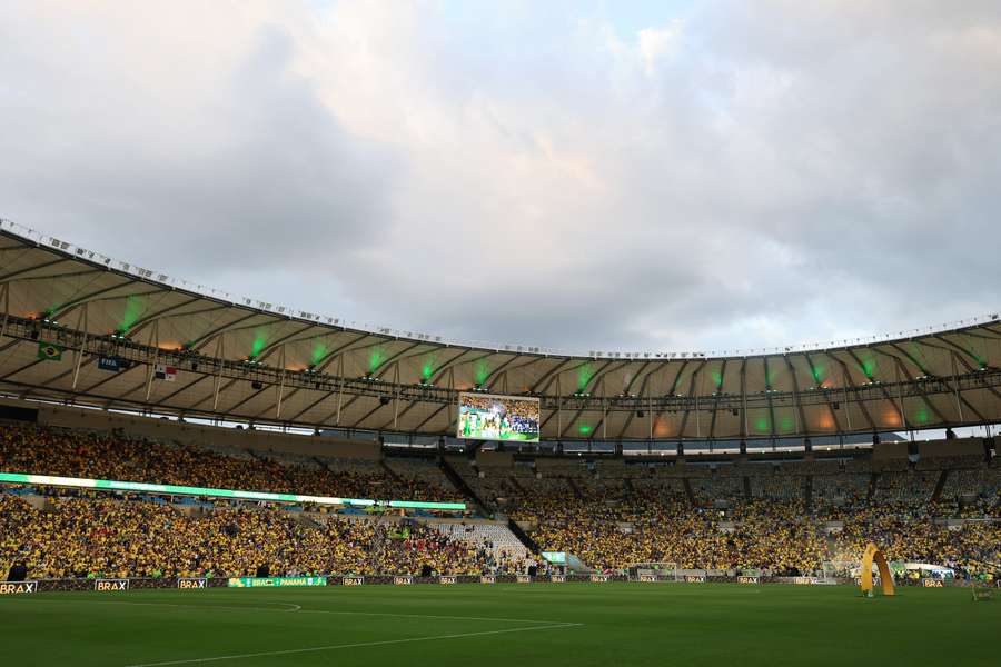 Le Maracana lors d'un match amical entre le Brésil et le Panama en mai 2026. Le Maracana lors d'un match amical entre le Brésil et le Panama en mai 2026.