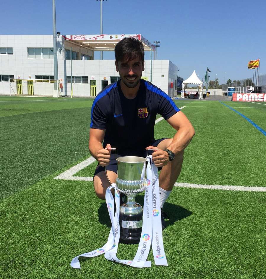 Pau Moral, en la cantera del Barça Pau Moral, en la cantera del Barça