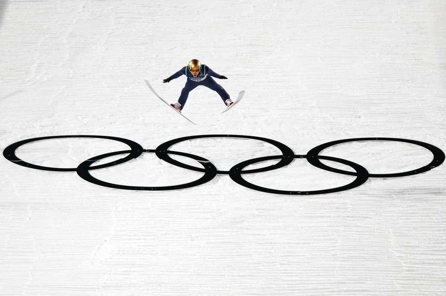 Finland finished sixth in the team event at the ski jumping on Tuesday