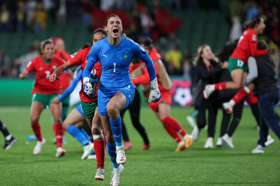 Marroquinas não esconderam euforia após a classificação