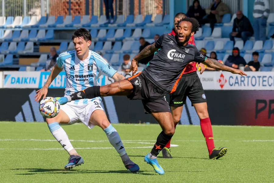 Una fase di Entella-Venezia