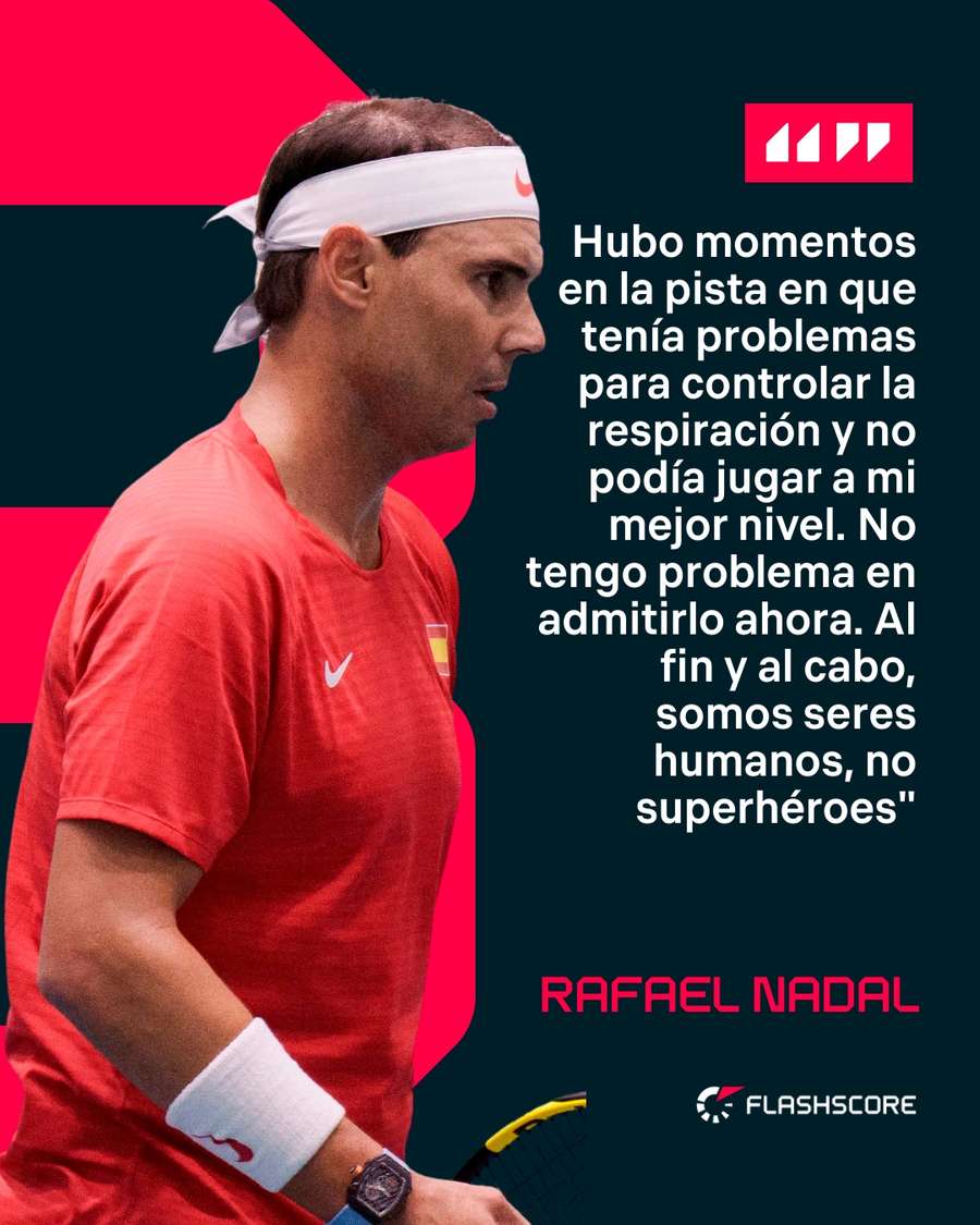 Palabras de Rafael Nadal