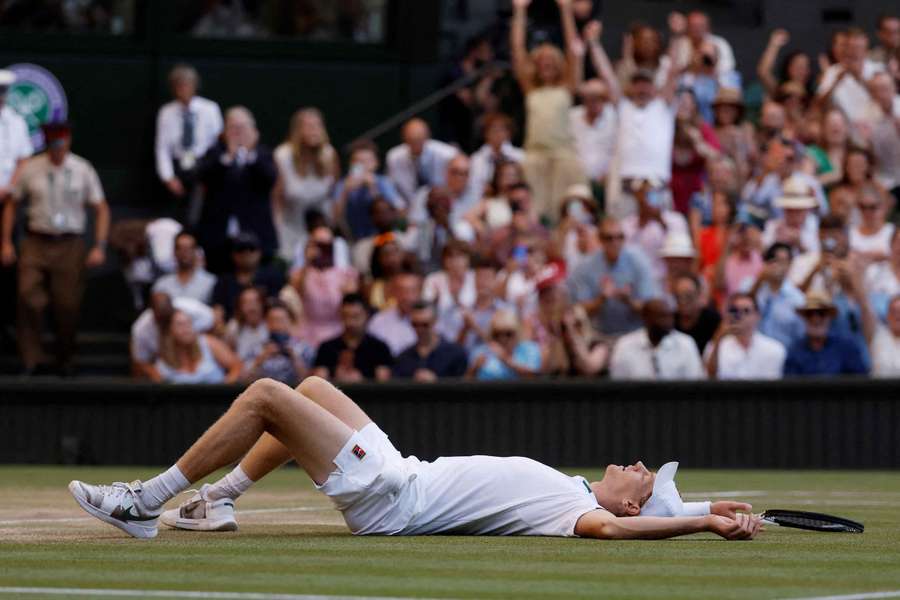 Jannik Sinner a Wimbledon