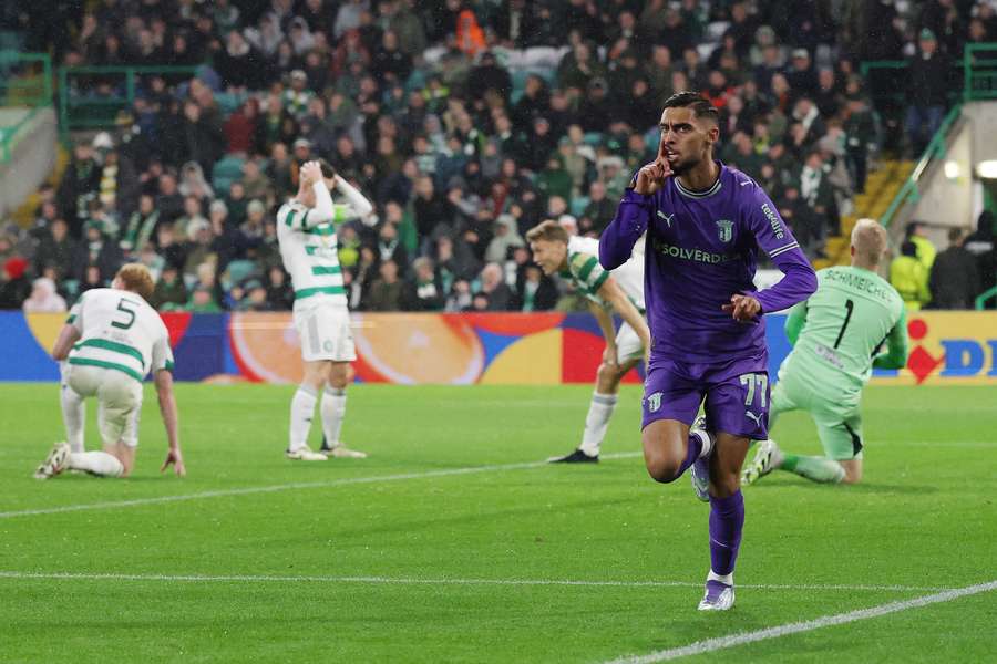  Gabri Martinez of Sporting Braga celebrates scoring his team's second goal