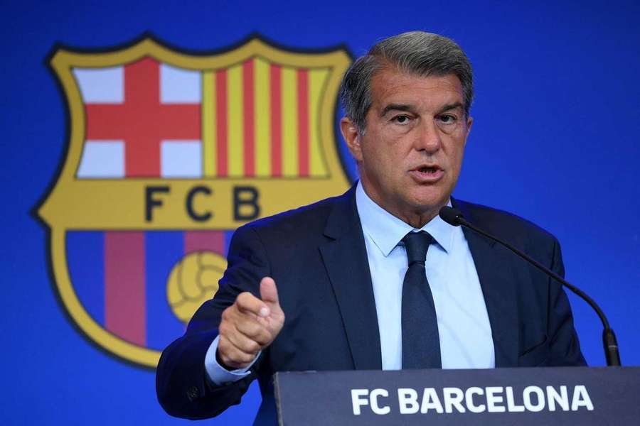 Joan Laporta, presidente do Barcelona