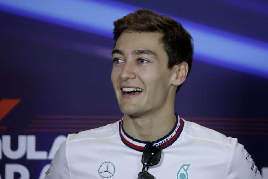 The Briton was all smiles after his first GP win