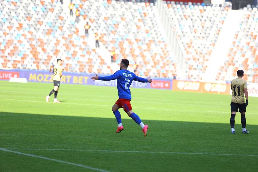 Steaua a învins-o pe FC Voluntari la reluarea sezonului în Liga a 2-a