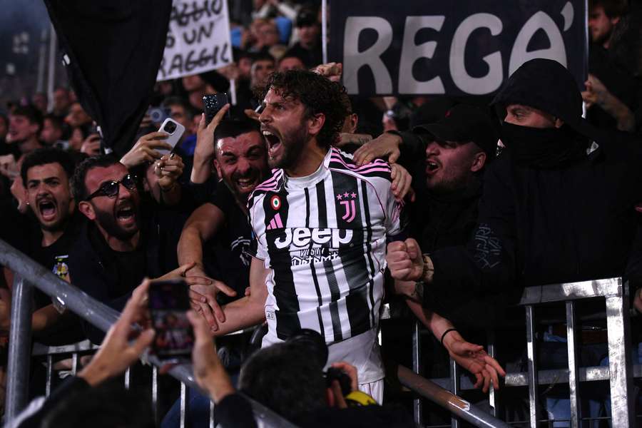 Manuel Locatelli celebrates vital winning goal