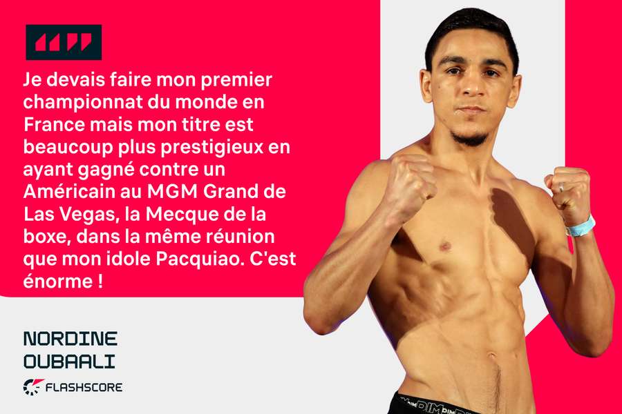 Sur son titre mondial WBC conquis en 2019 Sur son titre mondial WBC conquis en 2019