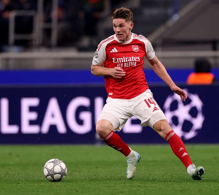 Viktor Gyökeres (Arsenal) lors du match de Ligue des champions face à l’Inter Milan, le 20 janvier 2026 au stade San Siro (Milan).