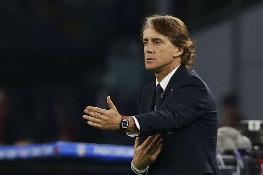 Italy coach Roberto Mancini 