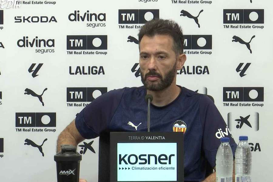 Carlos Corberán, entrenador del Valencia Carlos Corberán, entrenador del Valencia