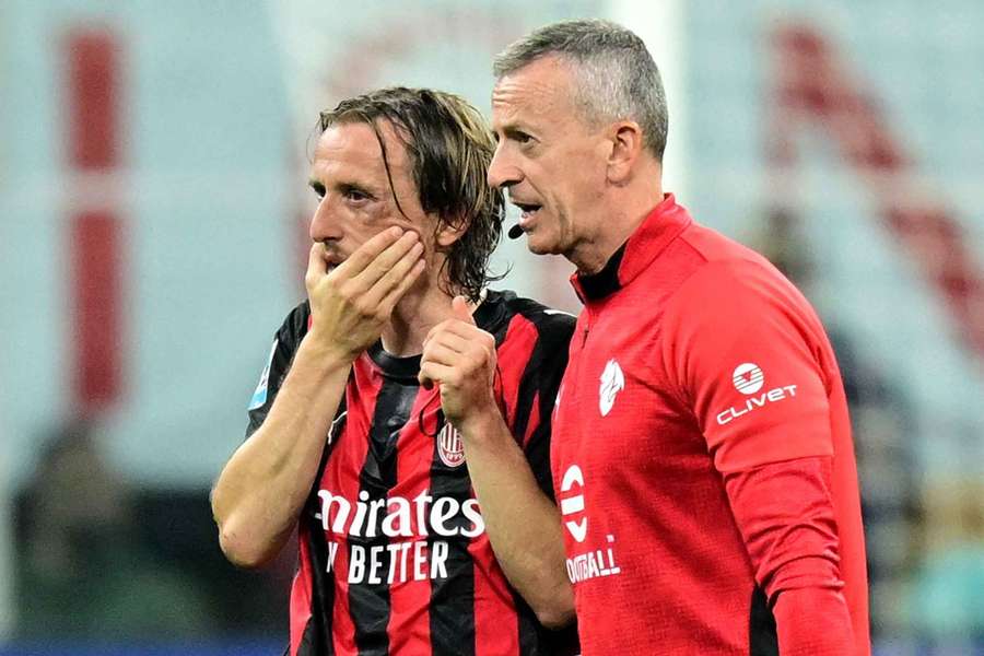 Modric, con el pómulo fracturado