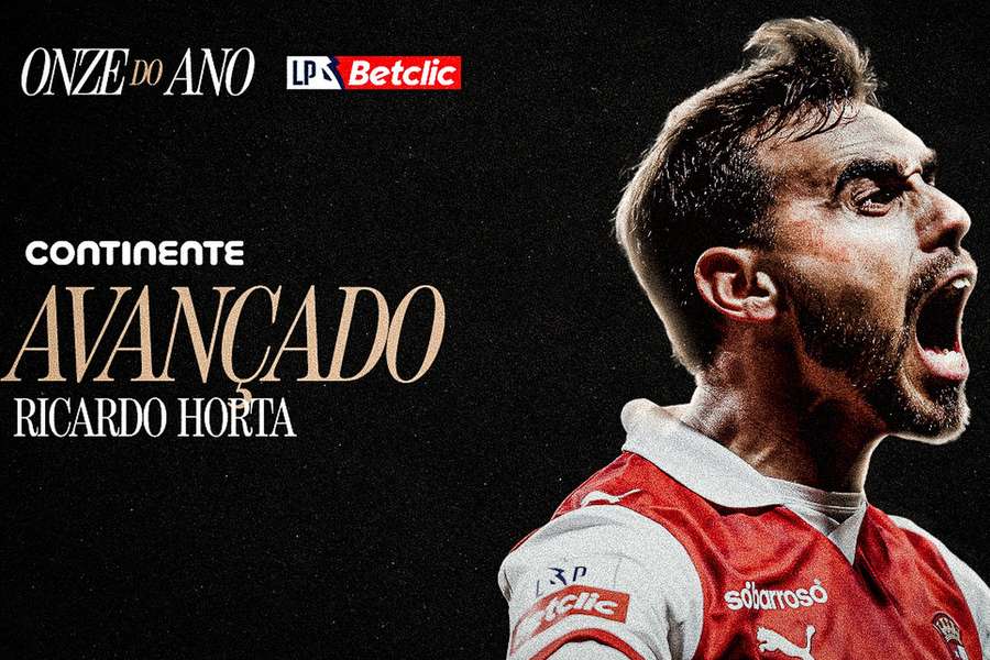 Ricardo Horta no Onze do Ano da Liga Portugal Ricardo Horta no Onze do Ano da Liga Portugal