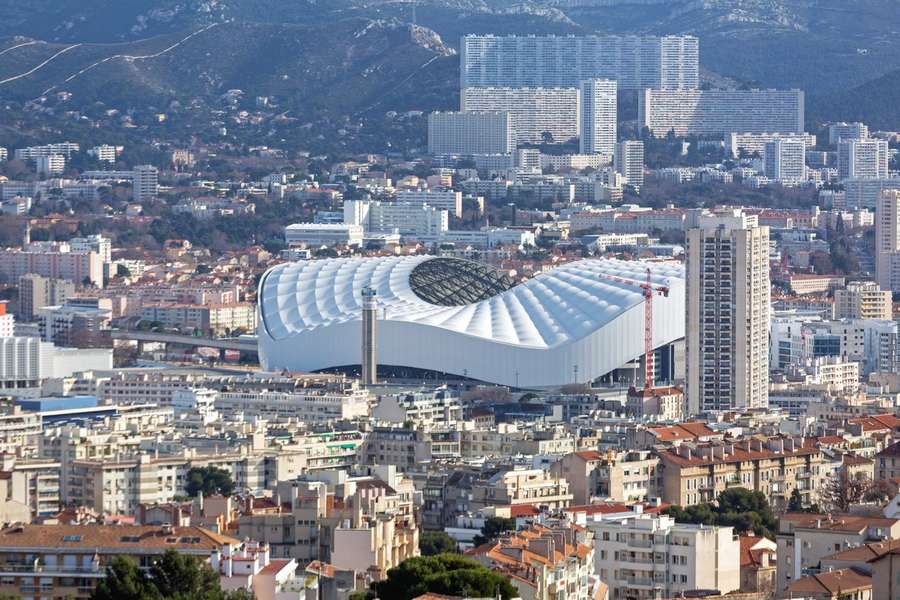 Orange Velodrome Stadium in Marseille