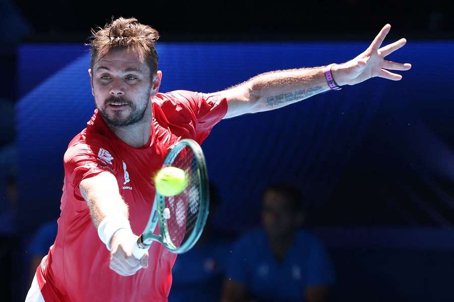 Wawrinka zvládl napínavý zápas. Wawrinka zvládl napínavý zápas.