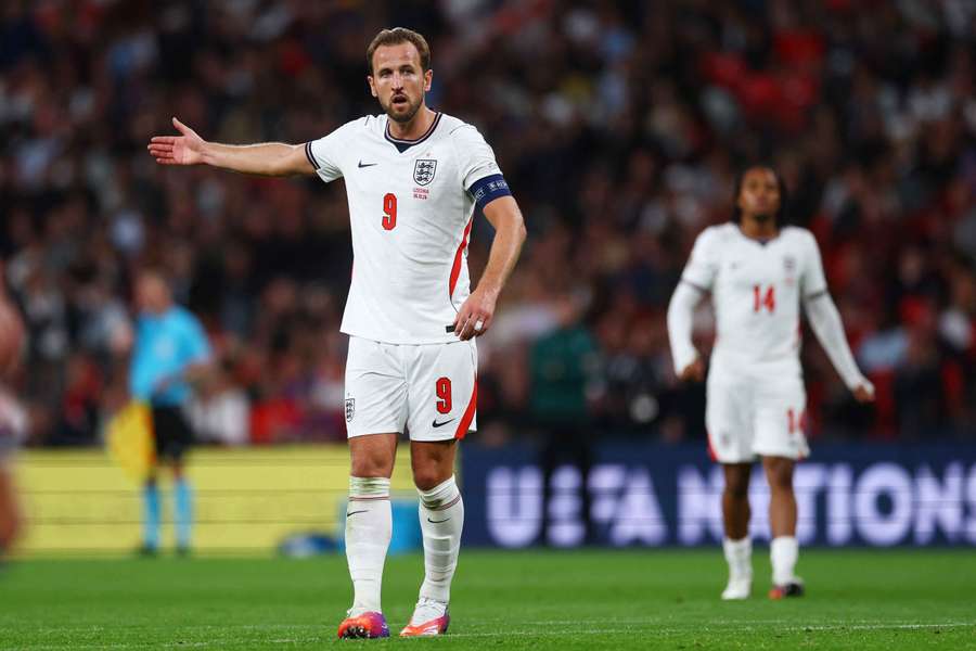 Harry Kane, durante el partido contra la República Checa Harry Kane, durante el partido contra la República Checa